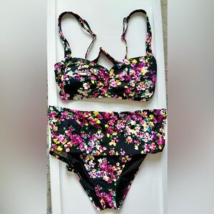 Lands’ End Floral Swimsuit